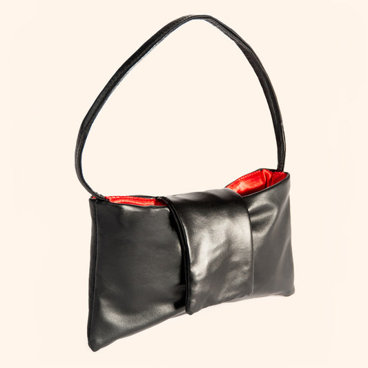 Mia Bag - Black Pleather