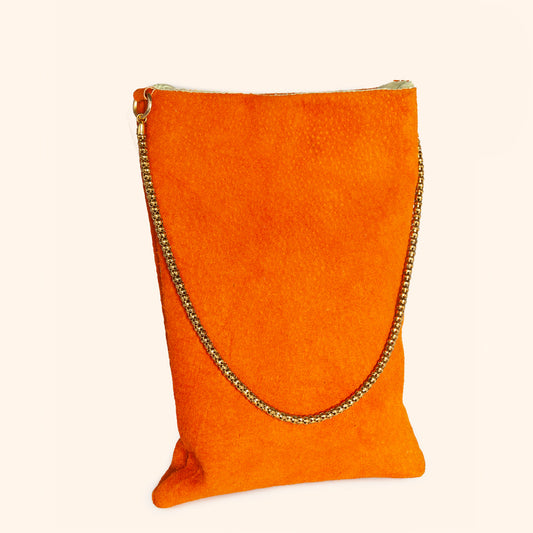 Lilliana Bag - Orange Suede