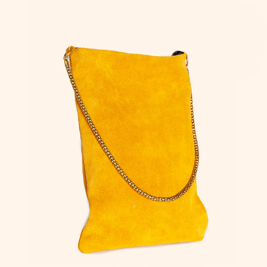 Lilliana Bag - Gold Suede