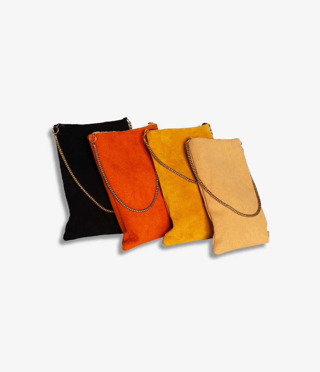 Lilliana Bag - Orange Suede